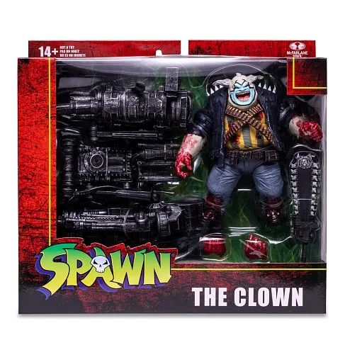 Фигурка Спаун — McFarlane Toys Spawn The Clown Deluxe Set Bloody 