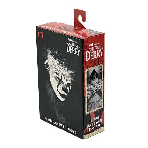 Фигурка Pennywise Black White — Neca Ultimate IT Welcome to Derry  Figure