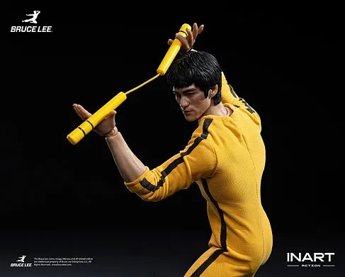 Фигурка Брюс Ли — Inart GyA036 Bruce Lee Yellow Jumpsuit 1/12