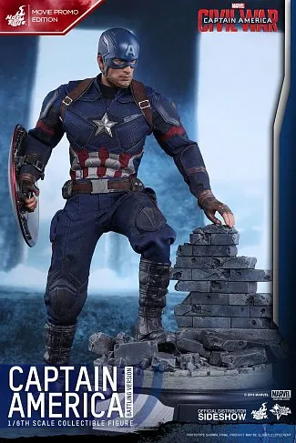 Фигурка Капитана Америки — Hot Toys MMS360 Captain America Civil War Exclusive 1/6
