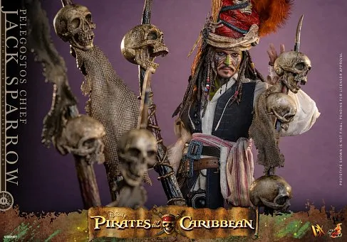 Фигурка Jack Sparrow Pelegostos Chief — Hot Toys DX38 Pirates Of The Caribbean 1/6
