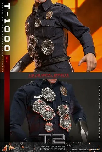 Фигурка T-1000 2.0 — Hot Toys MMS774 Terminator 2 1/6 Figure