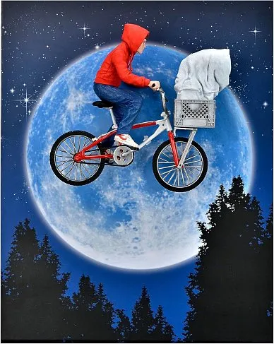 Фигурка Инопланетянин — Neca 40th Anniversary ET Elliott on Bicycle Ultimate
