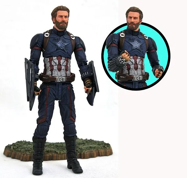 Фигурка Капитана Америки — Avengers Infinity War Marvel Select Captain America