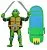 Фигурка Леонардо "Turtles in Time" от Neca