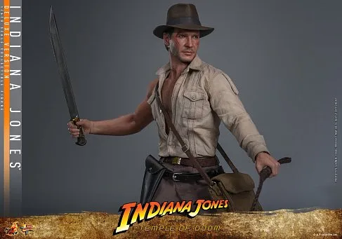 Фигурка Indiana Jones Temple of Doom Deluxe Version — Hot Toys MMS861 1/6 Figure