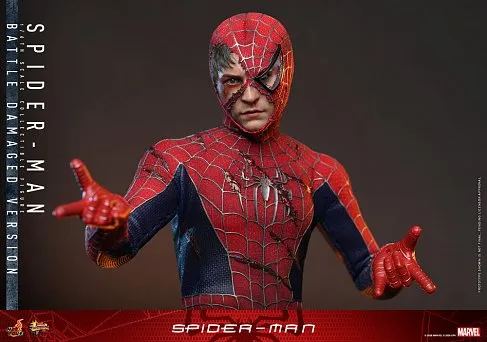 Фигурка Spider-Man Battle Damaged — Hot Toys MMS859 1/6 Figure