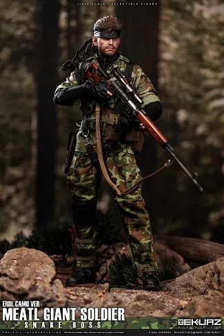 Фигурка Metal Gear Solid — Ekuaz Studio EKS011 Snake Boss ERDL Camo 1/6 