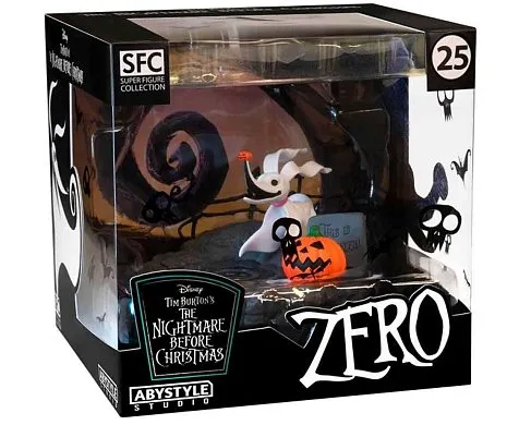 Фигурка Nightmare Before Christmas Zero — Abystyle Studio 1/10 PVC Statue