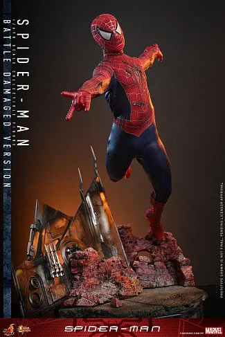 Фигурка Spider-Man Battle Damaged — Hot Toys MMS859 1/6 Figure