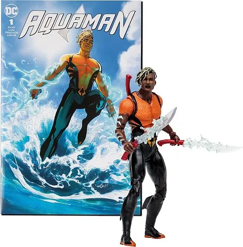 Фигурка Aqualad Page Punchers — McFarlane Toys w Comic Book
