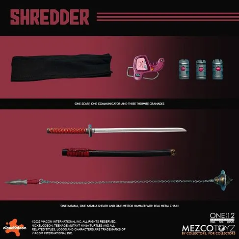 Фигурка Shredder — Mezco One 12 Collective
