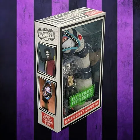Фигурка Matador Beetlejuice w Sandworm 2-Pack — Neca Beetlejuice Beetlejuice Ultimate Figure