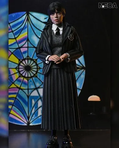 Фигурка Wednesday Addams and Enid Sinclair Nevermore Uniforms — Neca Clothed Action Figure