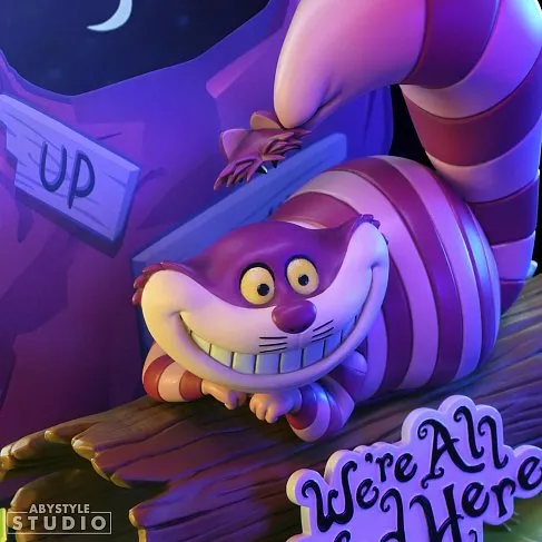 Фигурка Disney Alice In Wonderland Cheshire Cat — Abystyle Studio 1/10 PVC Statue