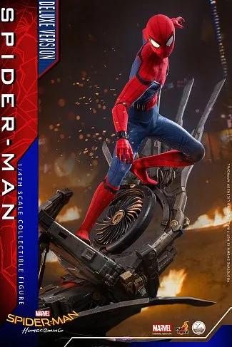 Фигурка Спайдермен — Hot Toys Spider-Man Homecoming Quarter Scale 1/4 Deluxe