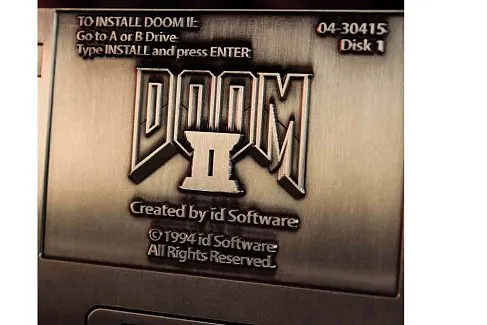 DOOM 2 Floppy Disk Limited Edition Replica