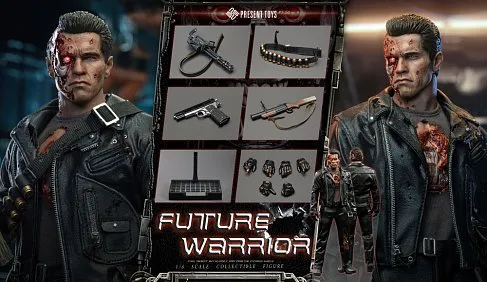 Фигурка Terminator T-800 — Present Toys PT-SP50 Future Warrior 1/6