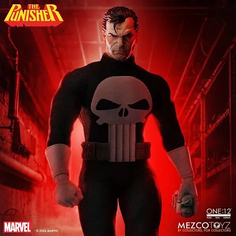 Фигурка Каратель — Mezco Marvel 1/12 Punisher