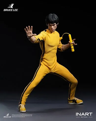 Фигурка Брюс Ли — Inart GyA036 Bruce Lee Yellow Jumpsuit 1/12