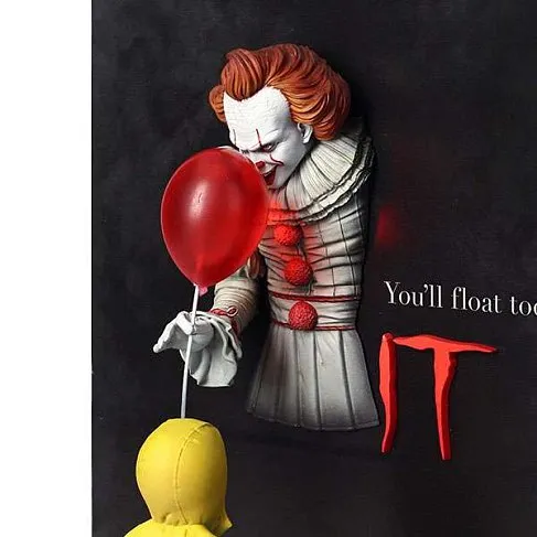 Фигурка Пеннивайз Оно — SD Toys It Pennywise w Georgie (2017) 3D Poster