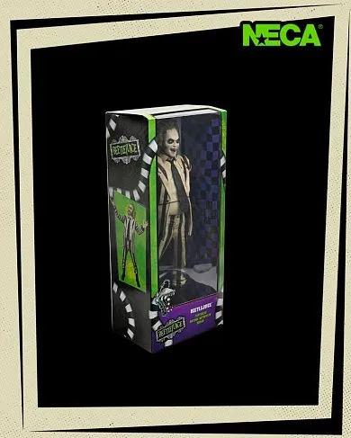 Фигурка Beetlejuice 1988 Stripe Suit — Neca Talking 1/4 Figure
