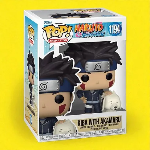 Фигурка Naruto Shippuden Kiba with Akamaru — Funko Pop! Vinyl 1194
