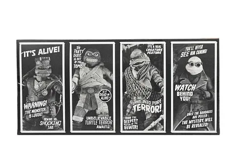 Набор Черепашки-Ниндзя — Neca Universal Monsters x Teenage Mutant Ninja Turtles