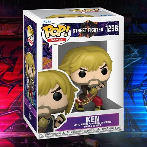 Фигурка Street Fighter Ken — Funko Pop Vinyl 1258