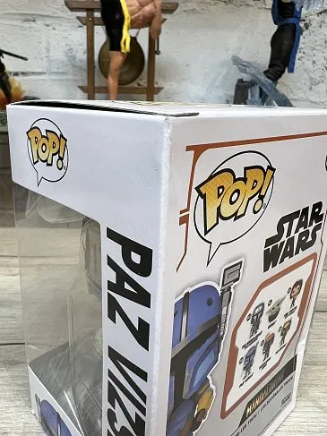 Фигурка Star Wars Mandalorian Paz Vizsla — Funko Pop! 666 BD