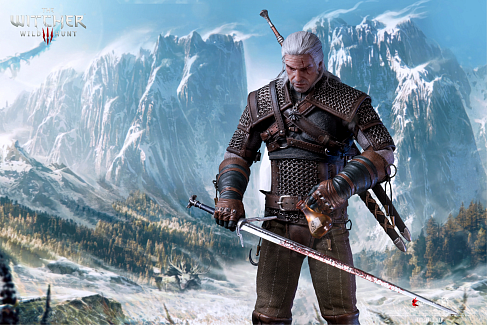 Фигурка Geralt of Rivia 1/6 — PureArts PA010TW Witcher 3 Wild Hunt