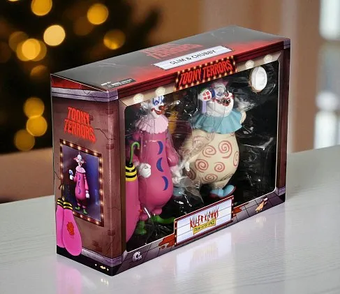 Фигурка Killer Clowns From Outer Space 2-Pack Slim and Chubby — Neca Toony Terrors Series 7