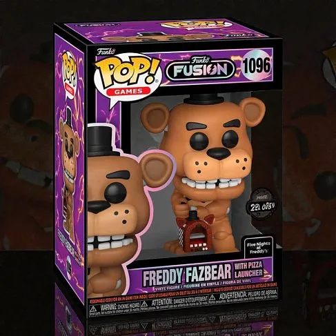 Фигурка Funko Fusion Five Nights at Freddys Freddy Fazbear w Pizza Launcher — Funko Pop! Vinyl 1096