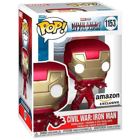 Фигурка Civil War Iron Man Exclusive — Funko Pop! 1153