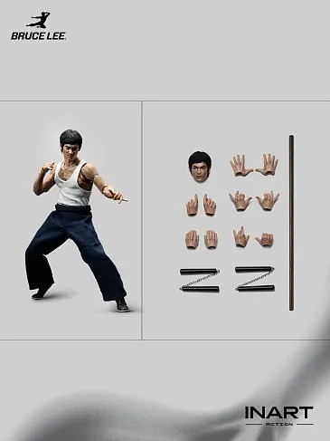 Фигурка Брюс Ли — Inart GyA037 Bruce Lee Kung Fu Outfit 1/12