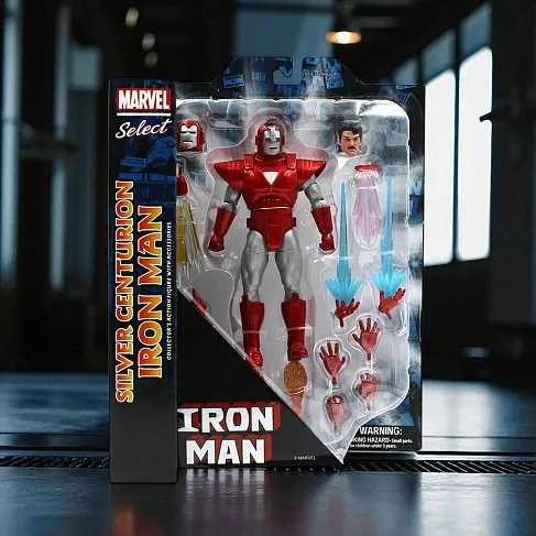 Фигурка Iron Man — Marvel Select Silver Centurion