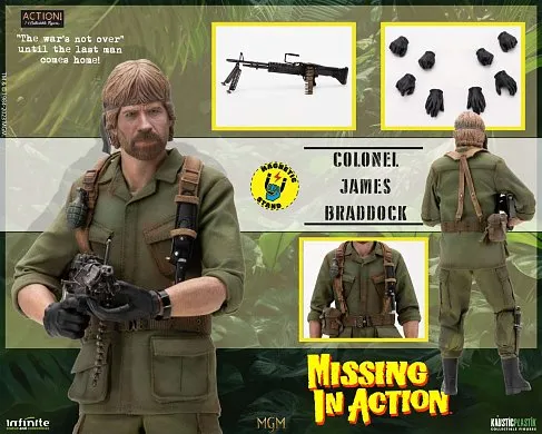 Фигурка Чак Норрис — Infinite Missing In Action Colonel James Braddock 1/6 Standard Edition