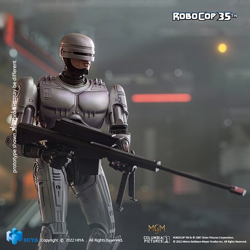 Фигурка Робокоп — Hiya Toys Robocop 1/12 Diecast Previews Exclusive