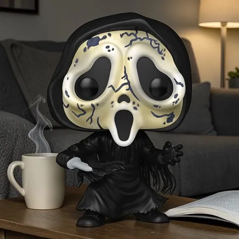Фигурка Ghost Face Distressed Mask Exc — Funko Pop! Vinyl 1962