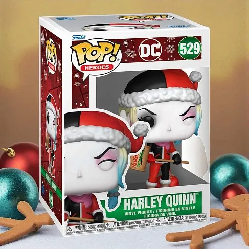 Фигурка Harley Quinn — Funko POP! Heroes DC Holiday 24 529