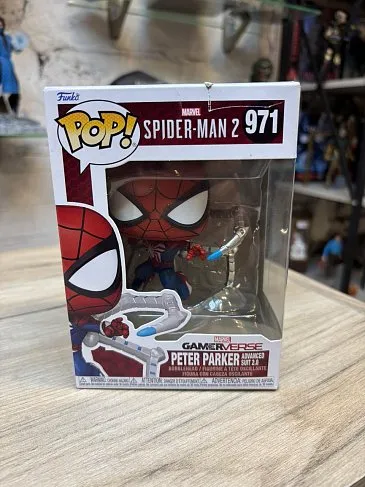 Фигурка Спайдермен — Funko Spider-Man 2 Game Peter Parker Advanced Suit 2.0 Pop! Vinyl 971 BD