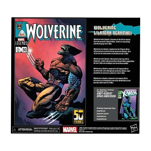 Фигурка Wolverine w Lilandra Neramani — Hasbro Marvel Legends