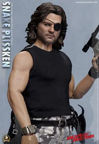 Фигурка Snake Plissken Sculpted Hair — Asmus Toys CRW004AS Escape from New York 1/6