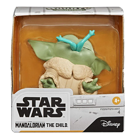 Фигурка Малыш Йода — Hasbro The Mandalorian Baby Bounties Frog Mini Figures