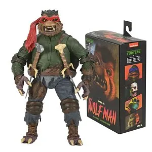 Фигурка Ultimate Raphael as The Wolfman — Neca Universal Monsters x Teenage Mutant Ninja Turtles