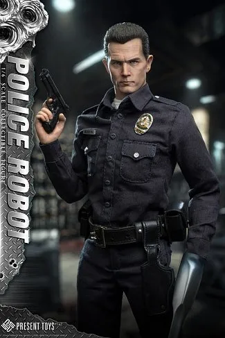 Фигурка Terminator T-1000 — Present Toys SP62 1/6 Police Robot Figure