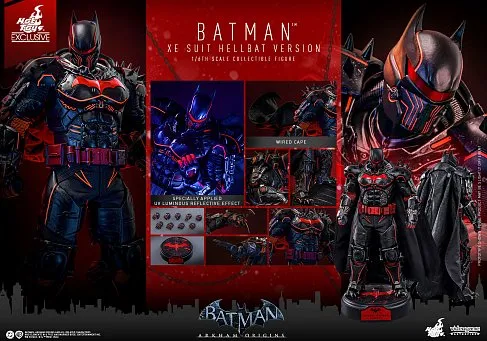 Фигурка Batman XE Suit Hellbat — Hot Toys VGM73 Batman Arkham Origins 1/6