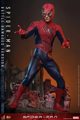 Фигурка Spider-Man Battle Damaged — Hot Toys MMS859 1/6 Figure