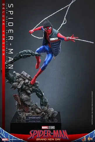 Фигурка Spider-Man Deluxe — Hot Toys MMS893 Spider-Man Brand New Day 1/6