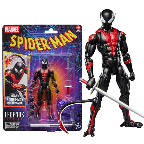 Фигурка Uncanny Spider-Man Nightcrawler — Hasbro Marvel Legends Retro